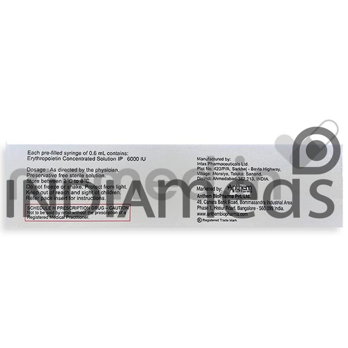 Epotrend 6000 IU Injection