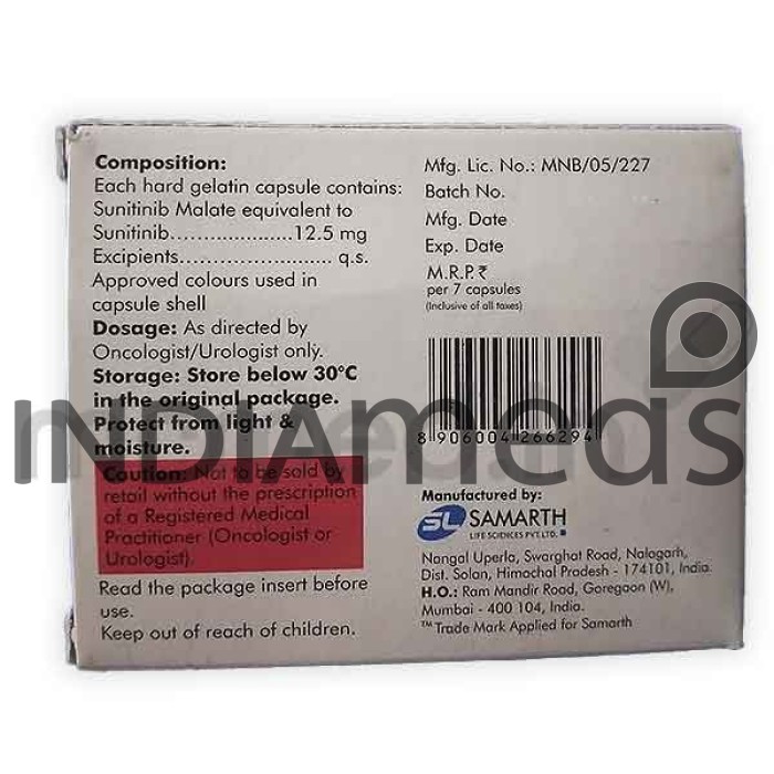 Sunisam 12.5mg Capsule