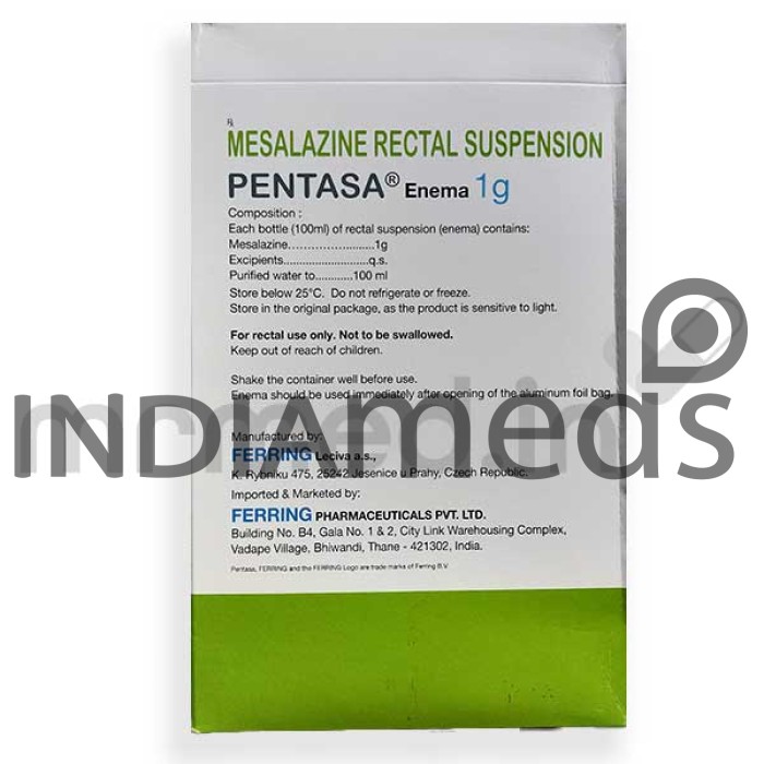 Pentasa Rectal 1gm Suspension