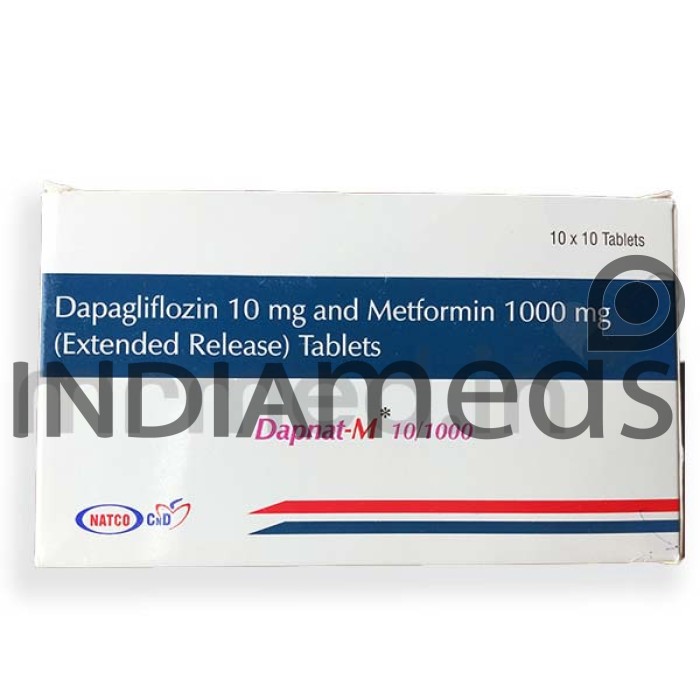 Dapnat M 10/1000mg Tablet