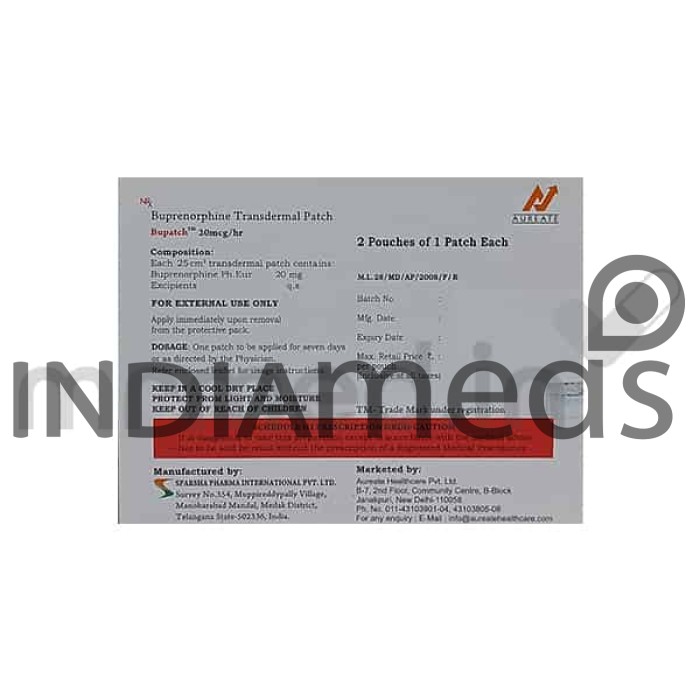 Bupatch 20mcg/Hr Patch