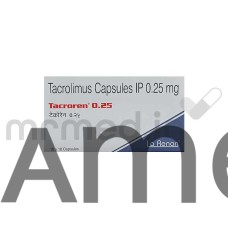 Tacroren 0.25mg Capsule