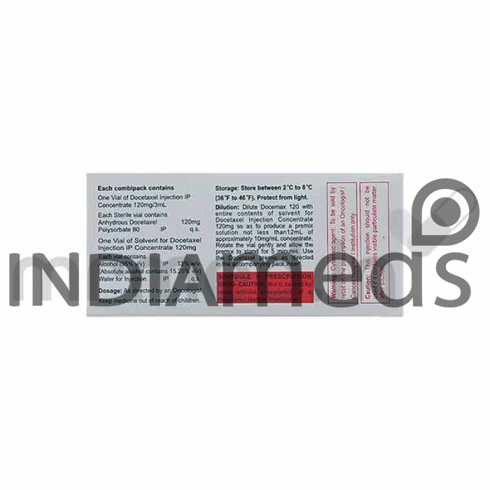 Docemax 120mg Injection