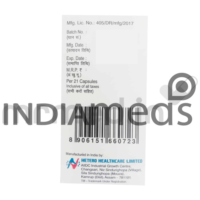 Piclib 125mg Capsule