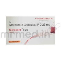 Tacrocord 0.25mg Capsule