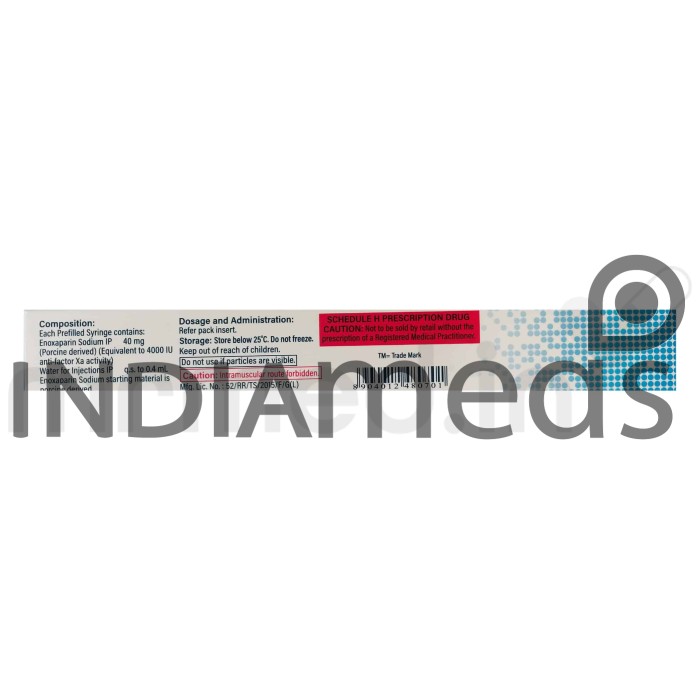 Lonopin 40mg Injection