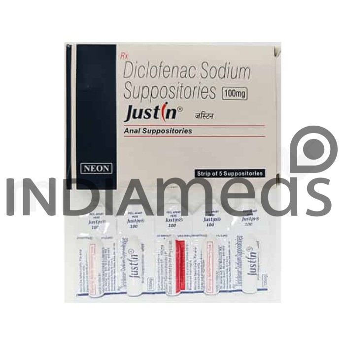 Justin 100mg Suppository