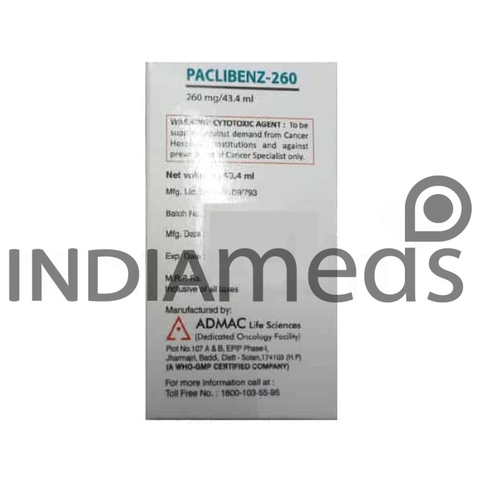 Paclibenz 260mg Injection
