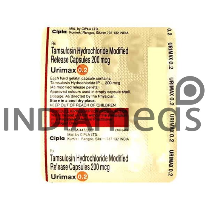 Urimax 0.2mg Capsule