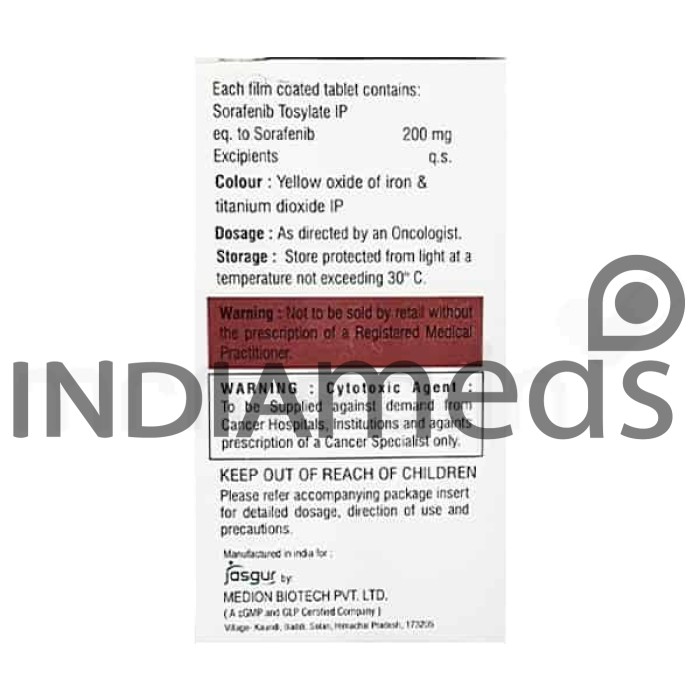 Sorabuzz 200mg Tablet