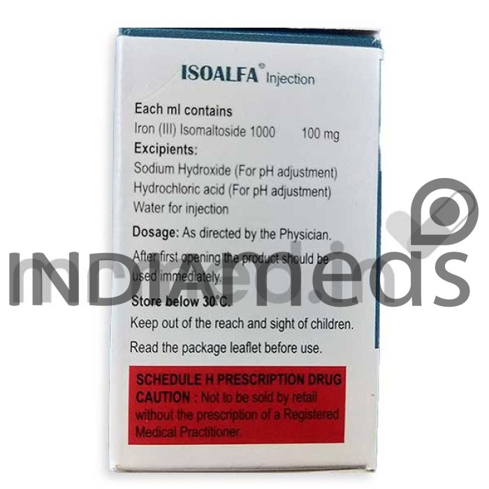 Isoalfa 100mg Injection 5ml