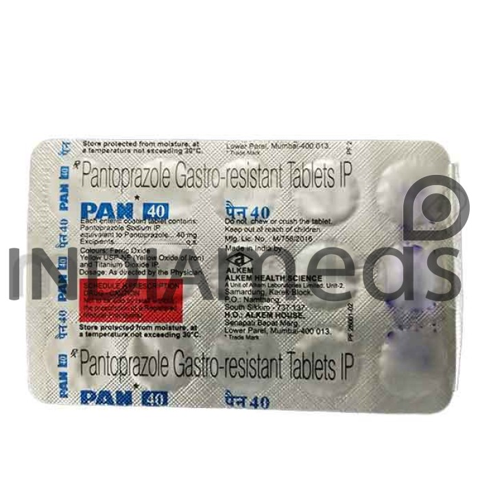PAN 40mg Tablet