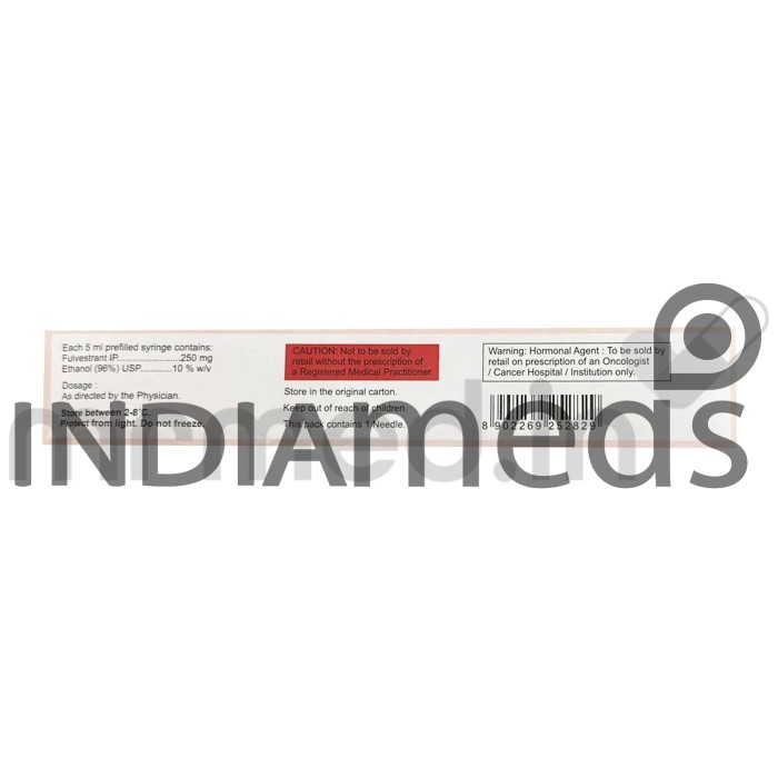 Fulvetraz 250mg Injection 1's