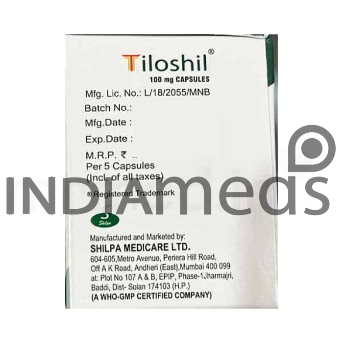 Tiloshil 100mg Capsule