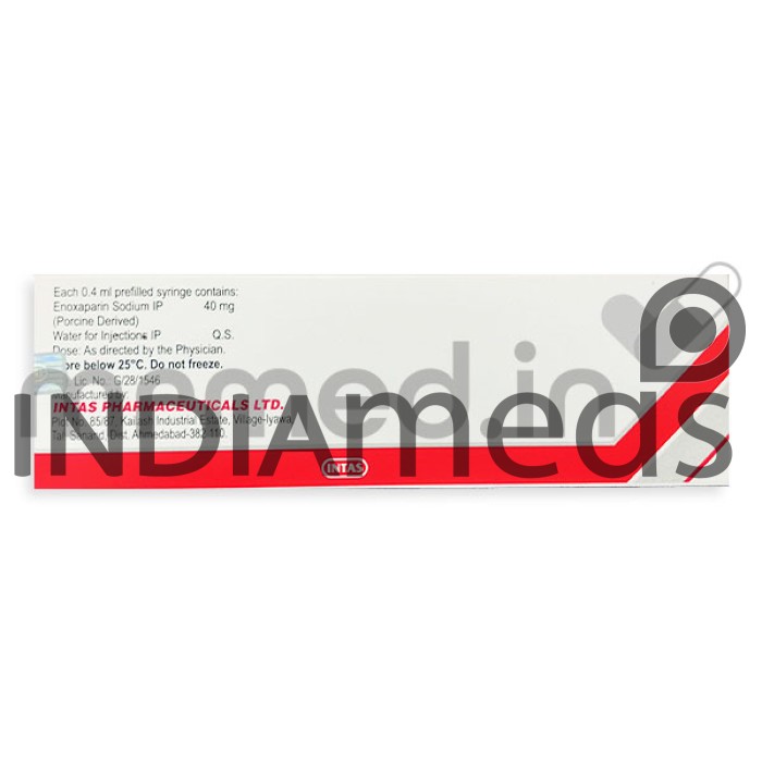 Evaparin 40mg Injection