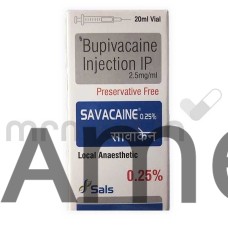 Savacaine 0.25% Injection