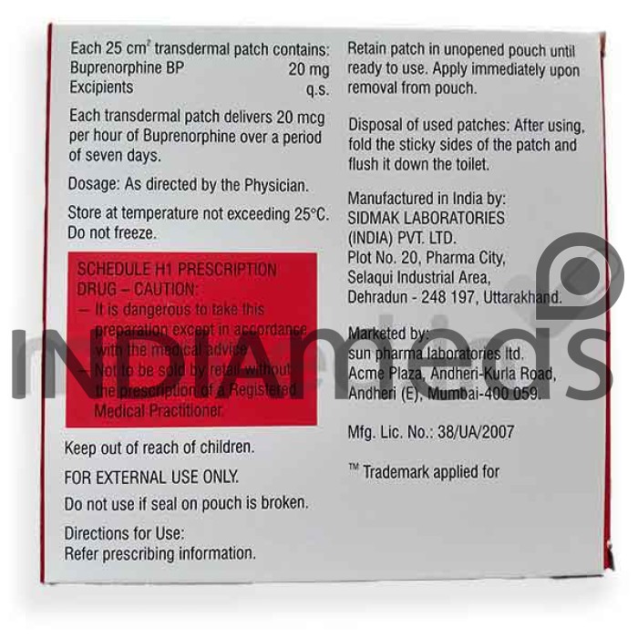 Prosia 20mcg Patch