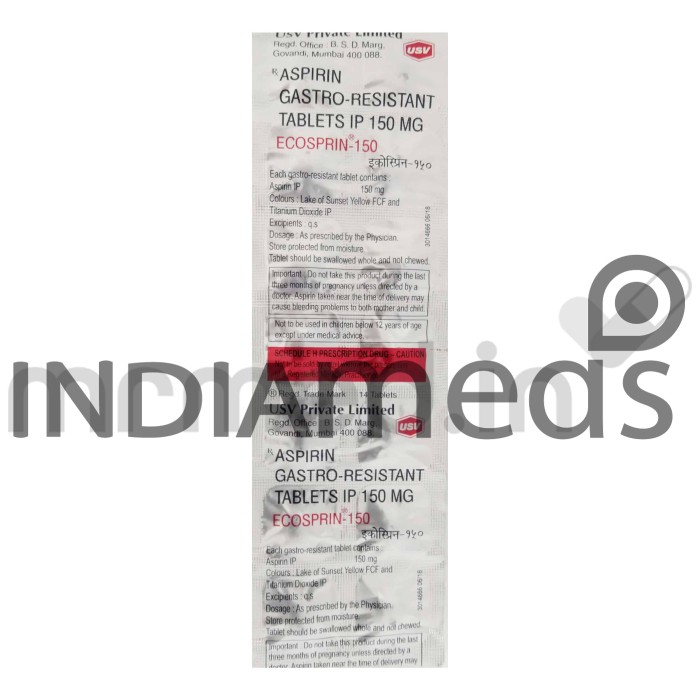 Ecosprin 150mg Tablet