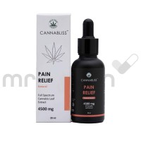 Cannabliss Pain Relief Natural 4500mg OIL 30ml