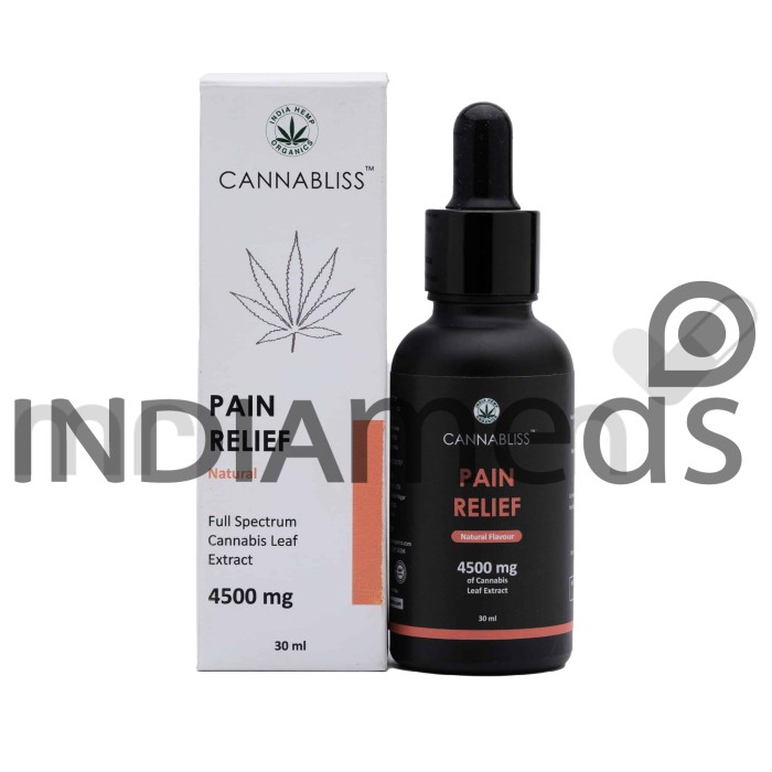 Cannabliss Pain Relief Natural 4500mg OIL 30ml