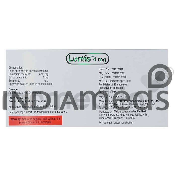 Lenris 4mg Capsule