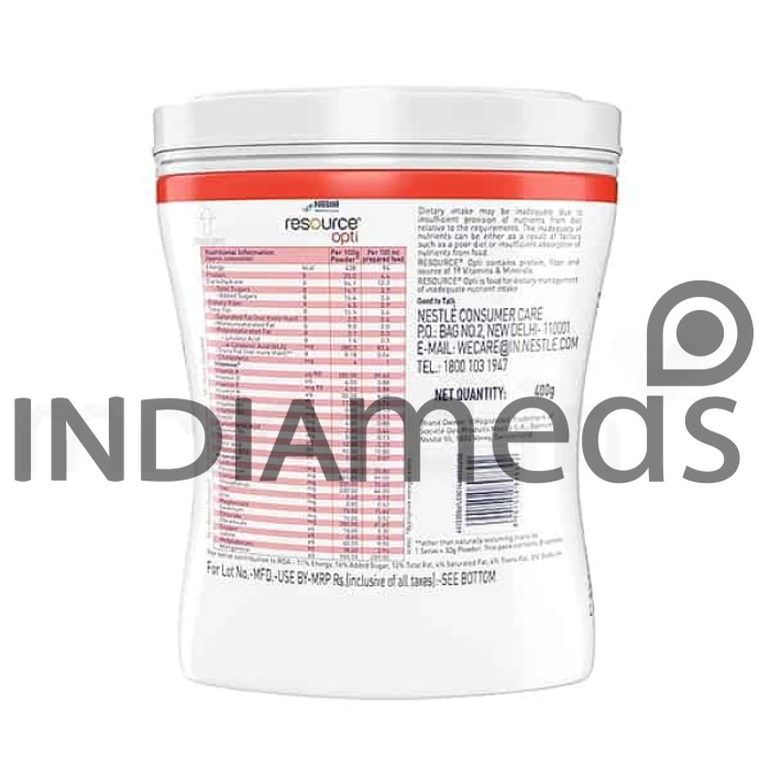 Nestle Resource Opti Vanilla Powder 400gm