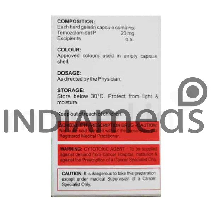 Temo GBM 20mg Capsule