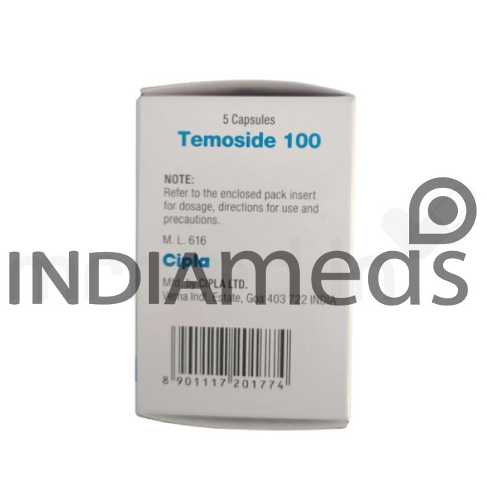 Temoside 100mg Capsule