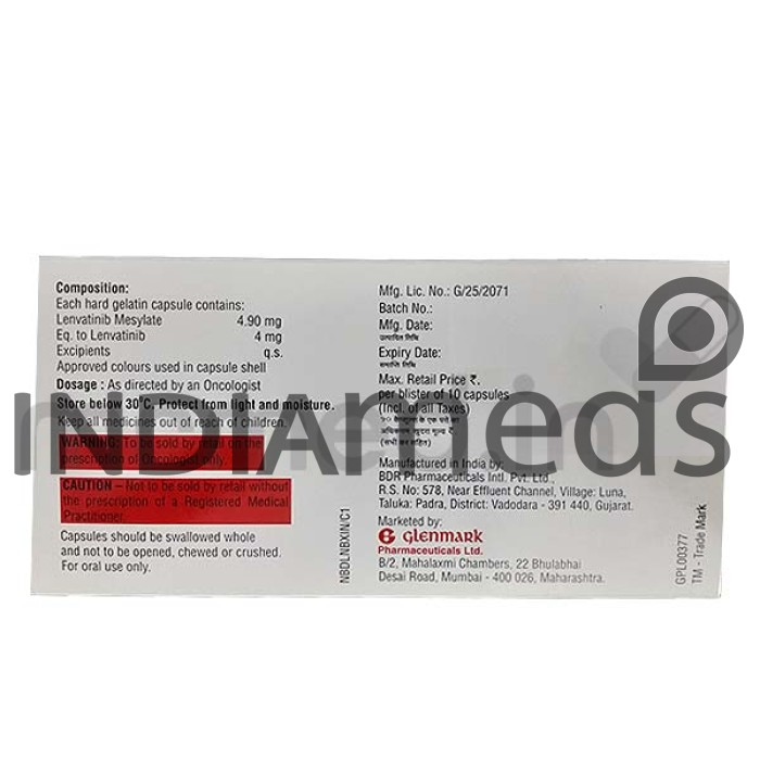 Glenvas 4mg Capsule