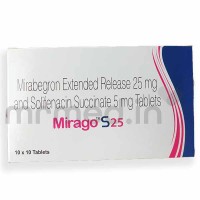 Mirago S  25mg Tablet