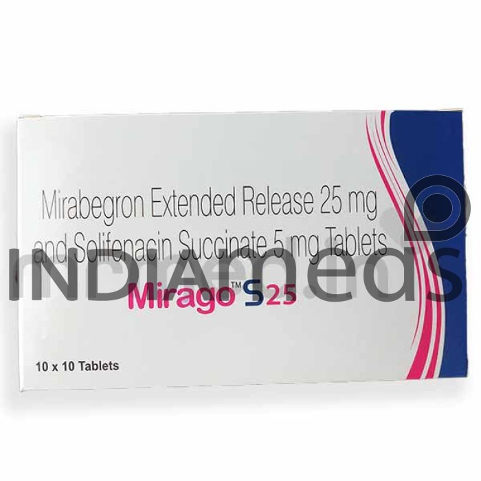Mirago S  25mg Tablet