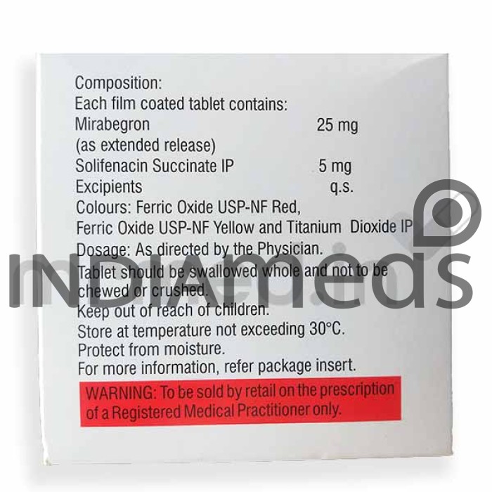 Mirago S  25mg Tablet