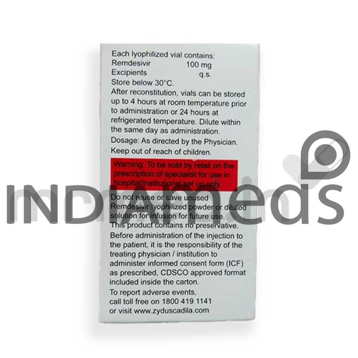 Remdac 100mg Injection