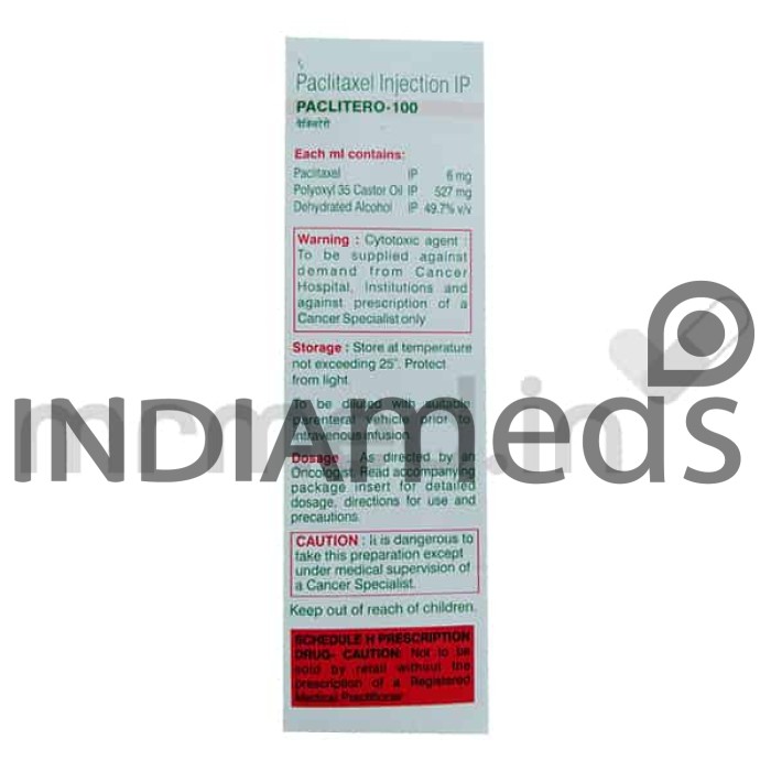 Paclitero 100mg Injection