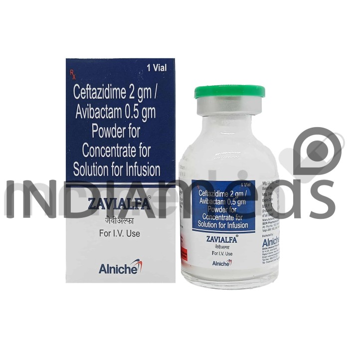 Zavialfa 2/0.5gm Injection