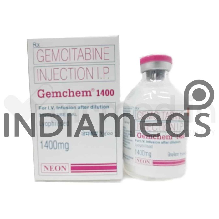 Gemchem 1400mg Injection