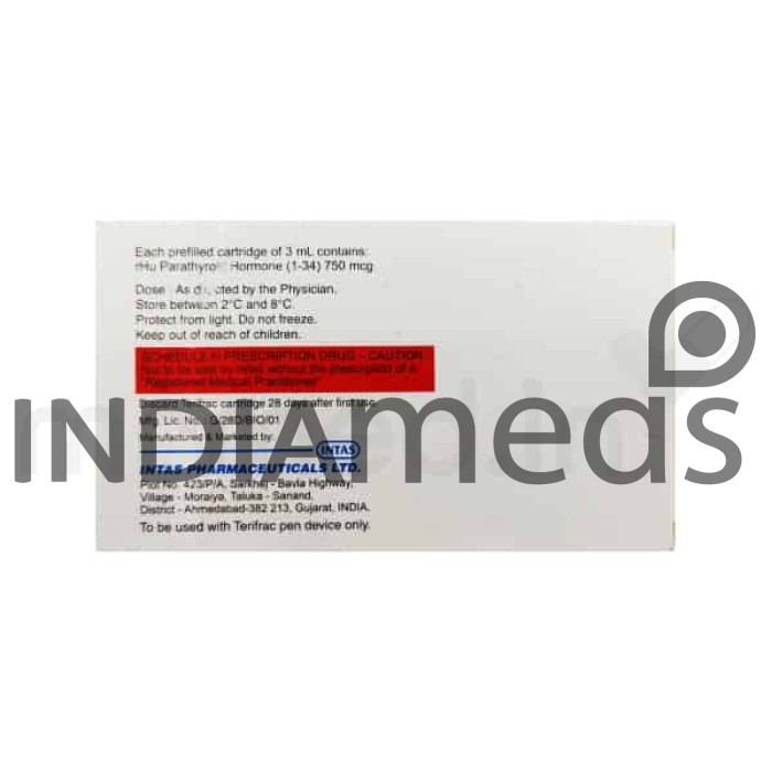 Terifrac 750mcg Injection