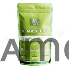 Cure By Design Hemp Seed Toasted with Pink Salt 250gm