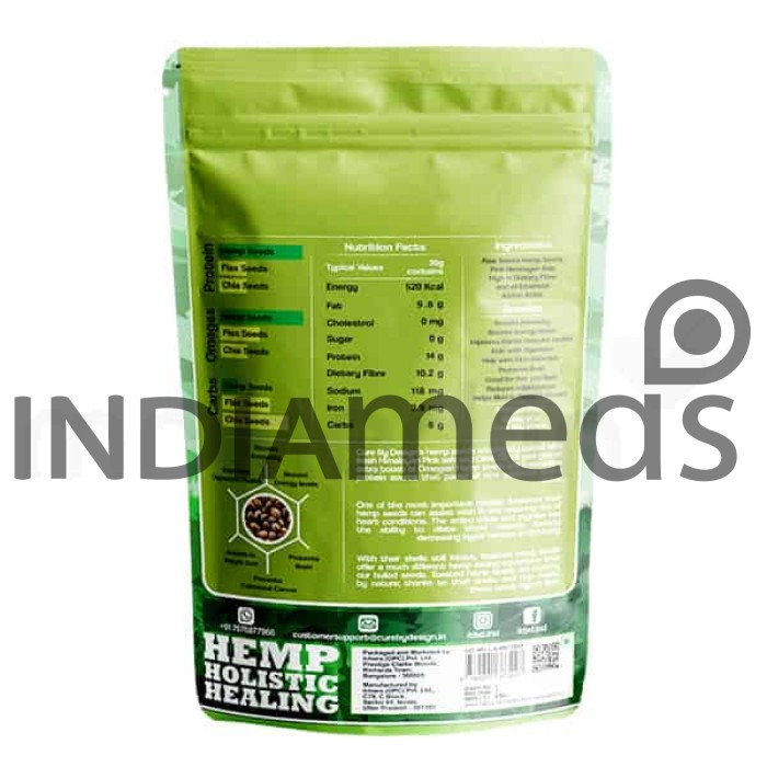 Cure By Design Hemp Seed Toasted with Pink Salt 500gm